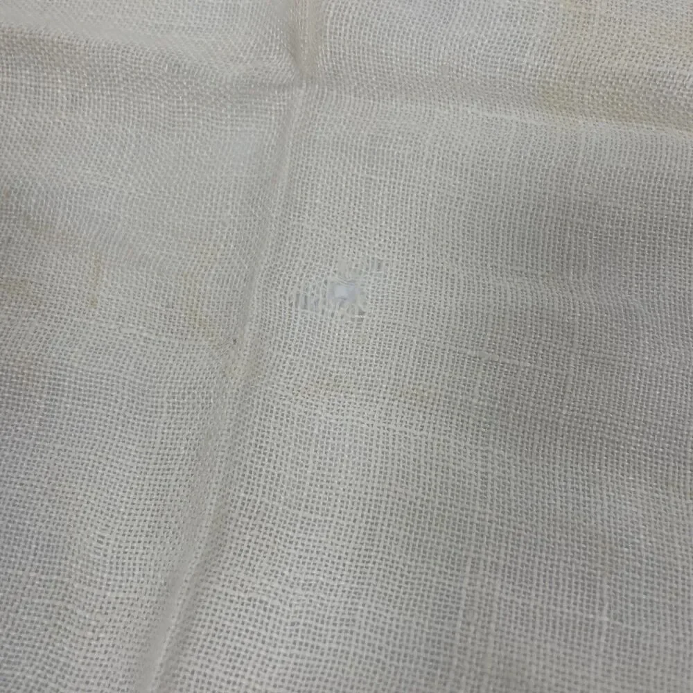 Vintage 1940-50s Linen Textile Napkin Tea Towel Embroidered 18